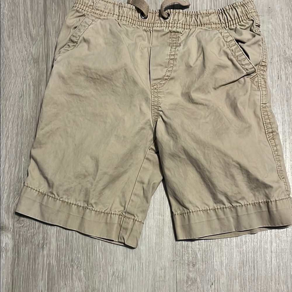 Place Tan Relaxed Fit Shorts with Elastic Waistband